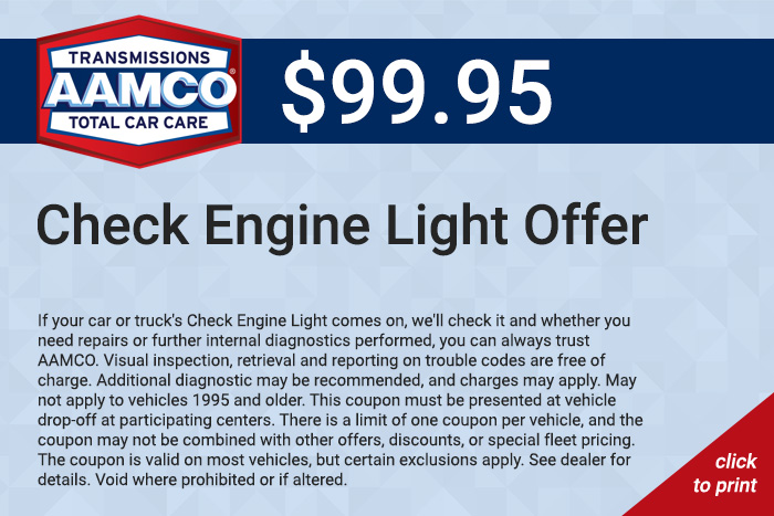 Check Engine Light Offer