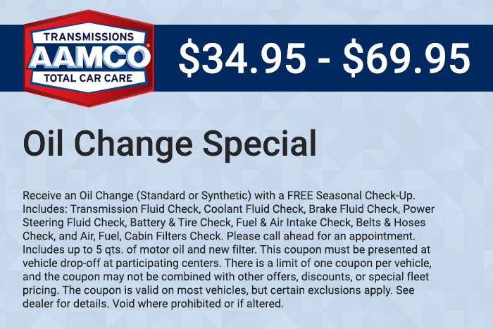 Oil Change Special